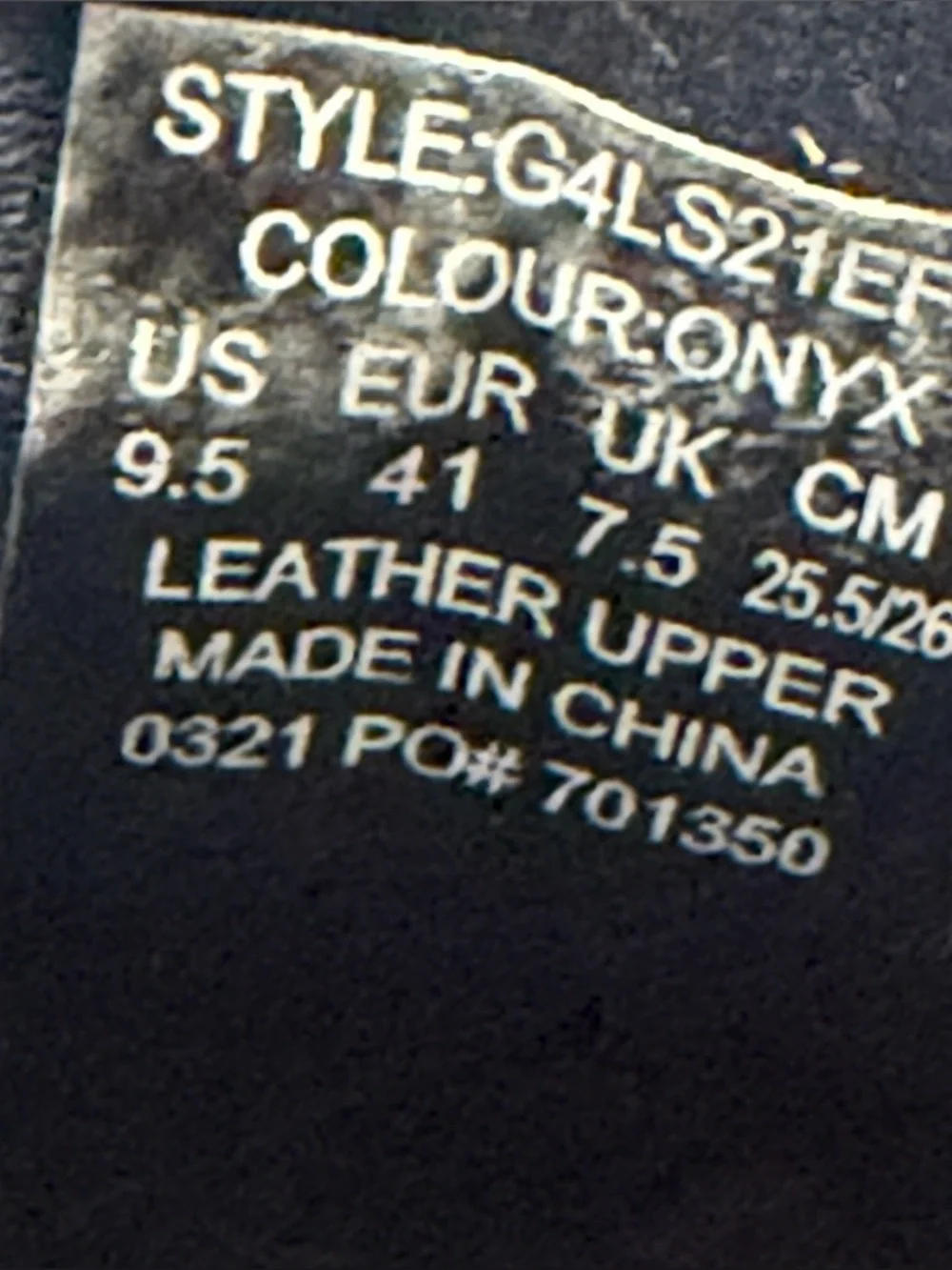 G/FORE Studded Bling Black Leather Golf Shoes - Picture 9 of 9